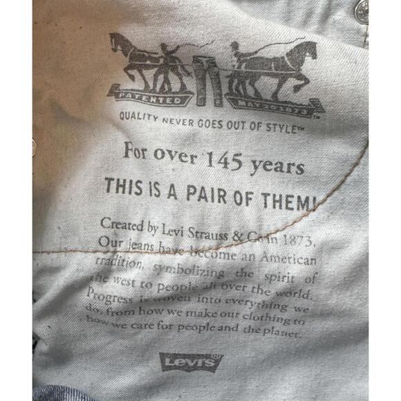 Vintage Levi's 505 Blue Jeans Regular Fit Straight Leg Men's 38 × 30    (F) - Picture 8 of 9